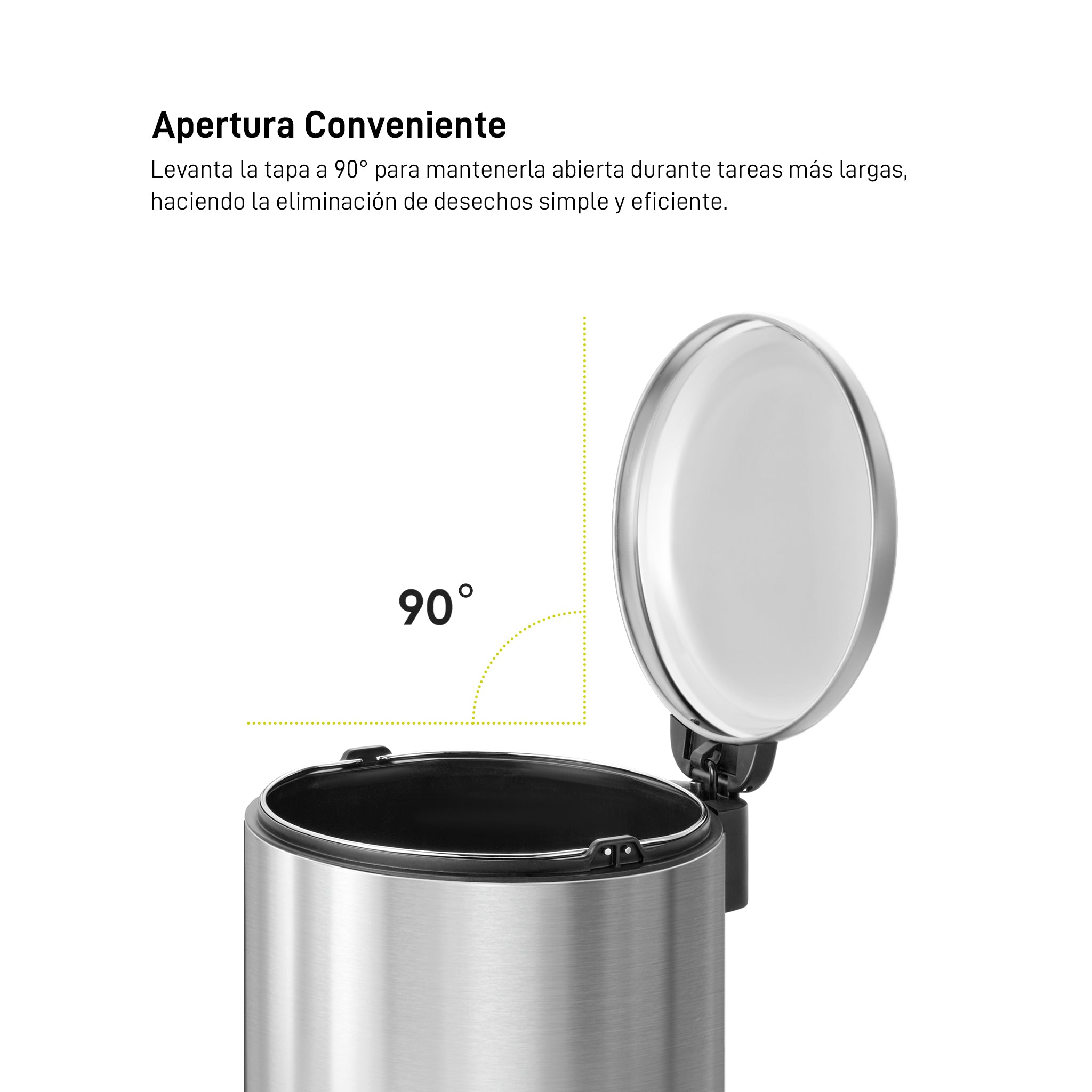 Bote de basura con pedal EKO Serene 5L
