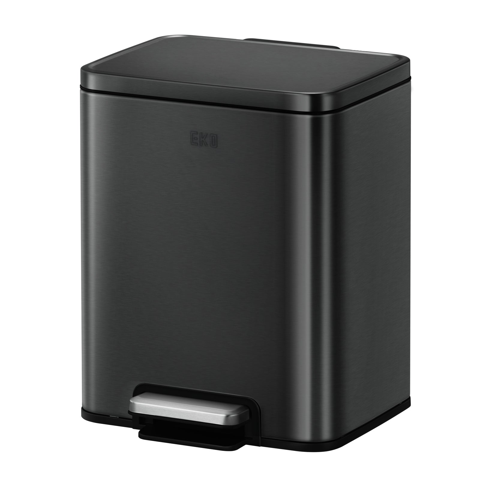 Bote de basura Negro con pedal 20L EKO Madison
