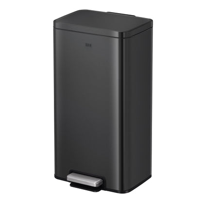 Bote de basura Negro con pedal 30L EKO Madison
