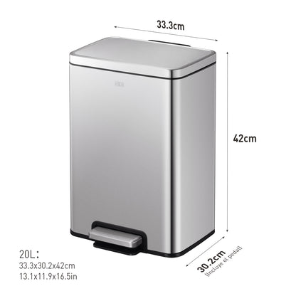 Bote de basura con pedal 20L EKO Madison