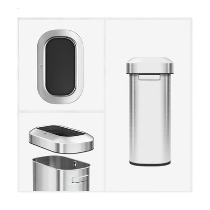 Bote de basura comercial 60L EKO Urban Slim