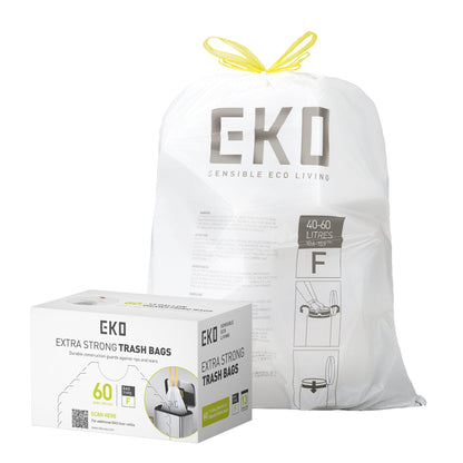 Bolsas  Bote De Basura 40-60 Litros Tamaño F. 60 Bolsas EKO