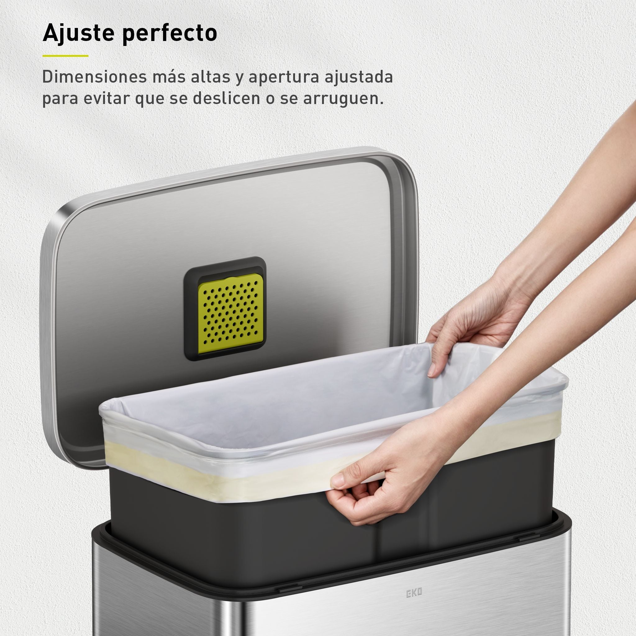 Bolsas  Bote De Basura 40-60 Litros Tamaño F. 60 Bolsas EKO