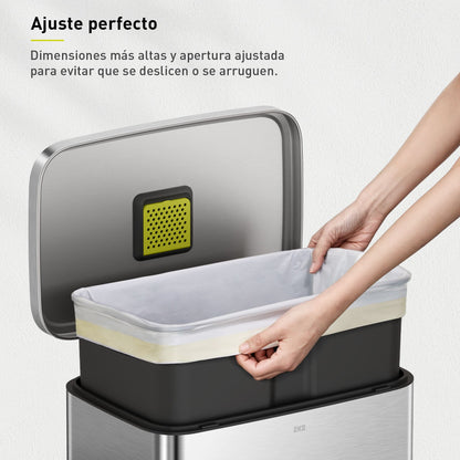 Bolsas  Bote De Basura 40-60 Litros Tamaño F. 60 Bolsas EKO