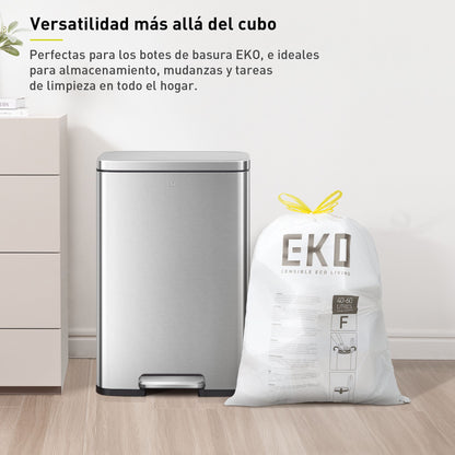 Bolsas  Bote De Basura 40-60 Litros Tamaño F. 60 Bolsas EKO
