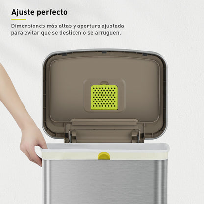 Bolsas  Bote De Basura 50-90 Litros Tamaño G. 60 Bolsas EKO