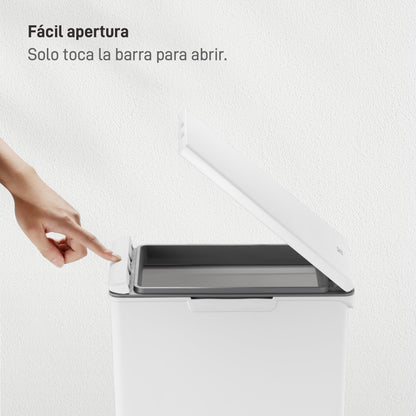 Combo Caja de 80 Bolsas + Bote de basura 30L EKO Morandi