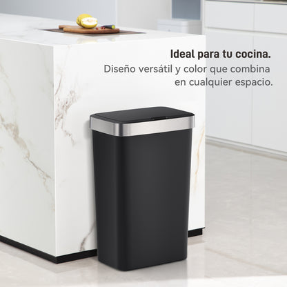 Bote de basura Sensor Aro Metal 50L EKO Hana