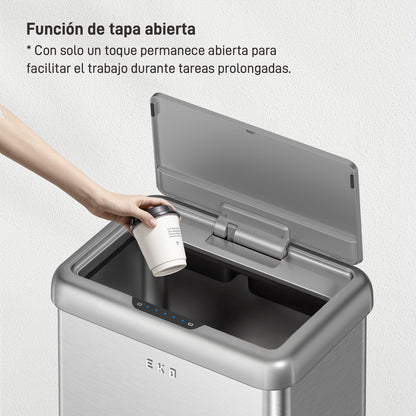 Bote de Basura con Sensor Reciclaje 32L+18L EKO Vintage