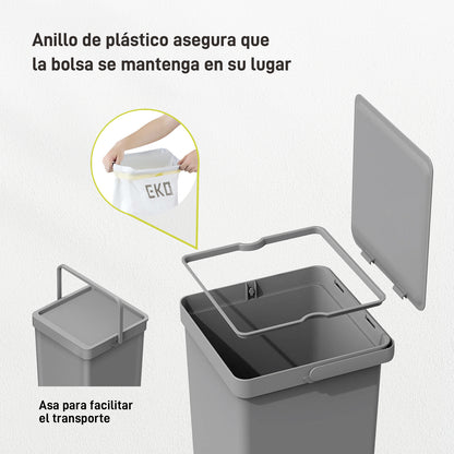 Bote de basura Extraible 20L+4L EKO Bajo Fregadero