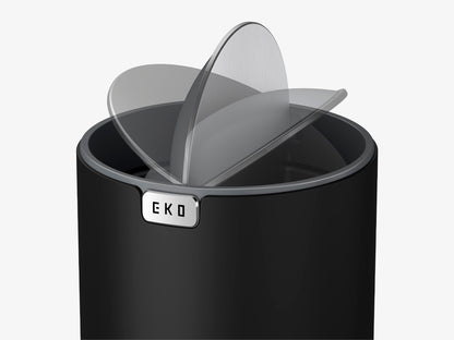 EKO - Fandy - Bote de Basura Pequeño 2,2 L Negro