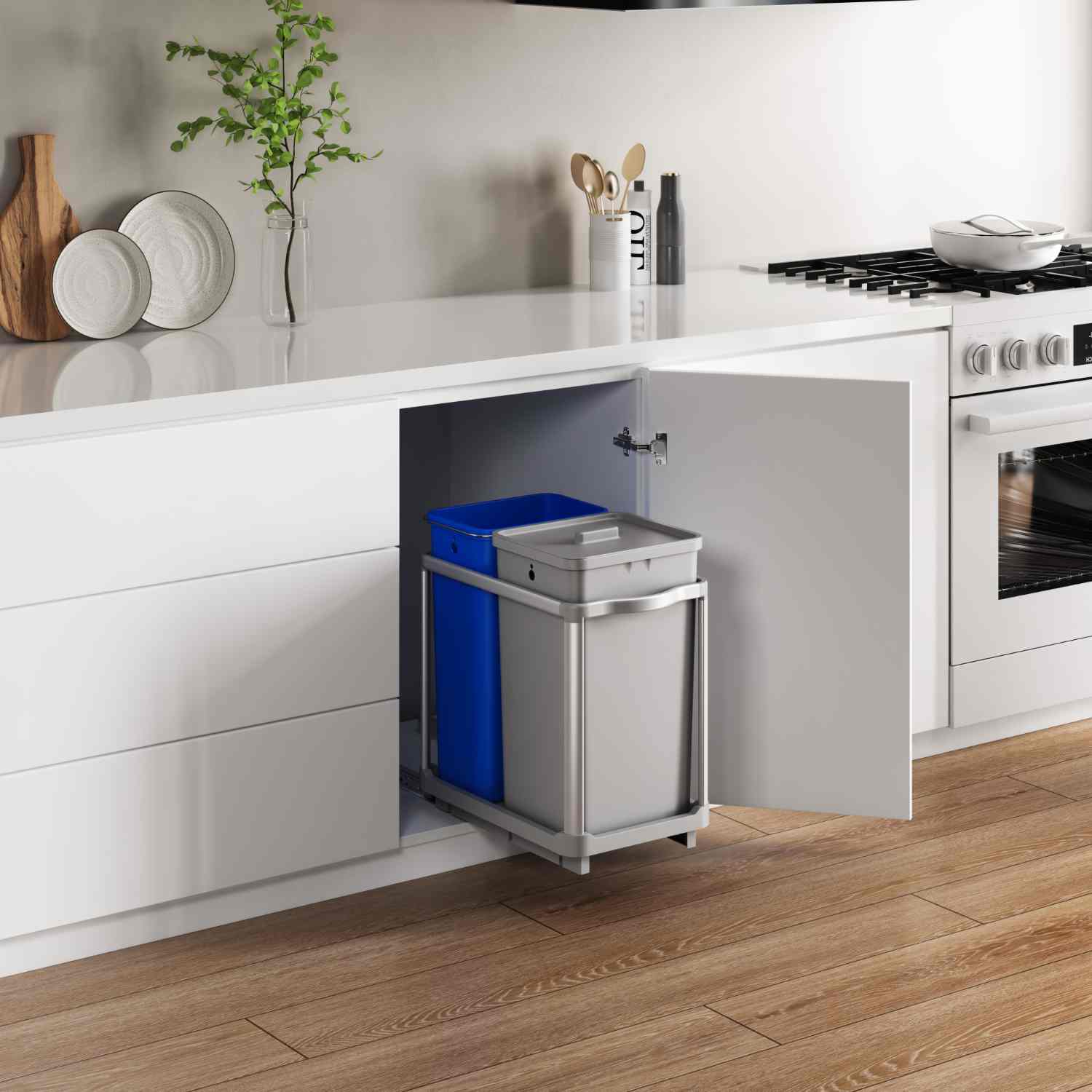 EKO - Extraíble - Bote de Basura 34 L + 24 L