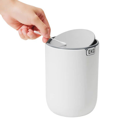EKO - Fandy - Bote de Basura Pequeño 2,2 L Blanco
