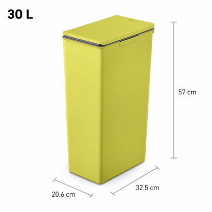 EKO - Morandi - Bote de Basura con Apertura Táctil 30 L Verde Lima