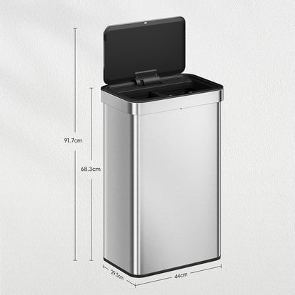 EKO - Nova Mirage - Bote de Basura con Sensor 30 L + 30 L